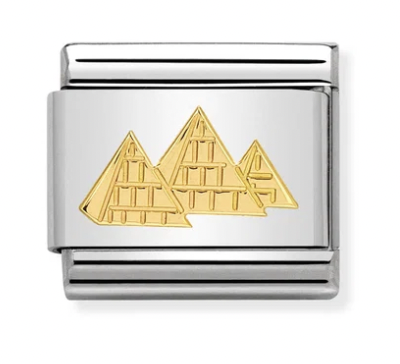 Travel - Pyramids Gold Charm