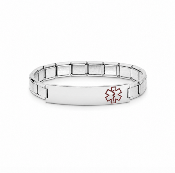 Trendsetter Medical Alert Bracelet Stainless Steel Engravable
