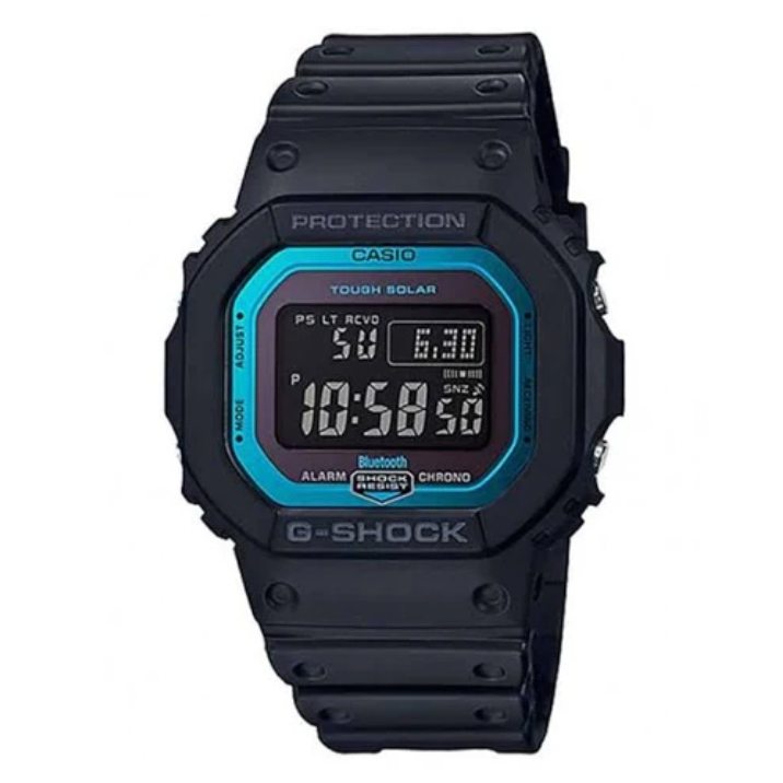 G-Shock: Series 5600 Bluetooth Black/Blue Watch
