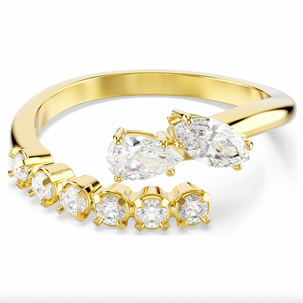 Mesmera Open Ring - Mix Shape Gold Tone - 2 sizes available