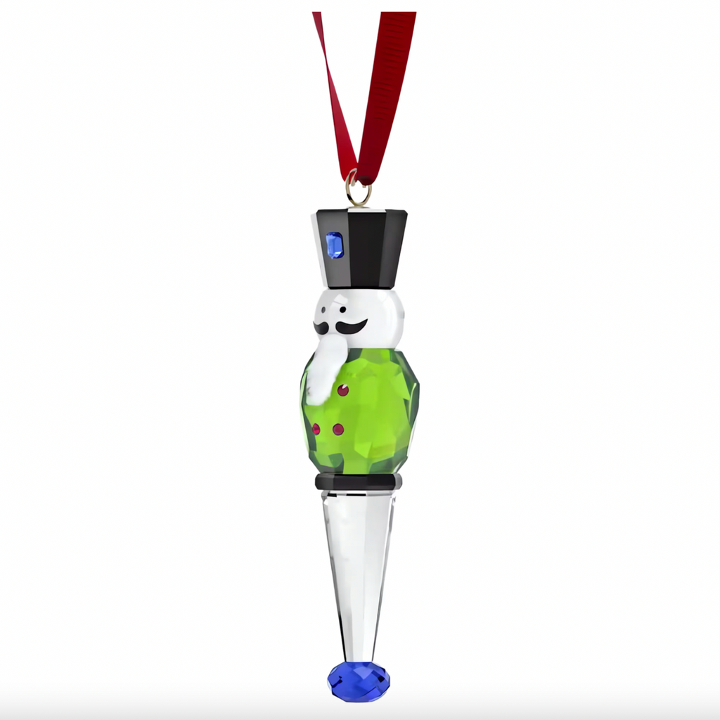 Holiday Cheers: Green Nutcracker Ornament