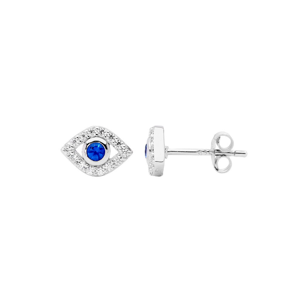 Evil Eye Stud Earrings - 3 colours