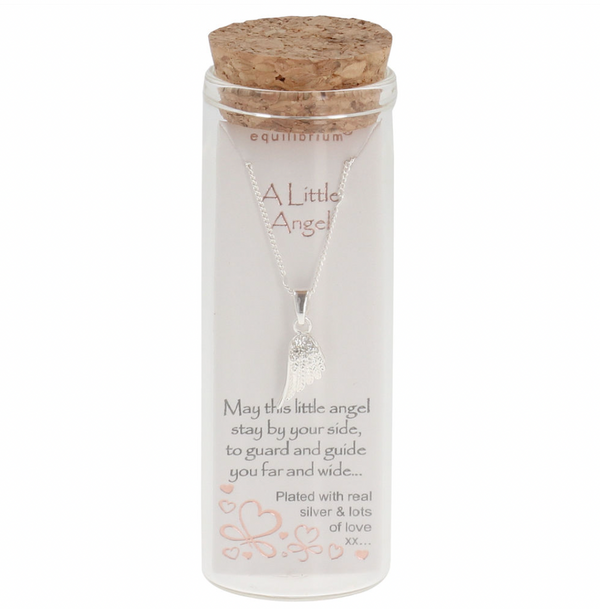 Equilibrium - Message in a Bottle - A LITTLE ANGEL NECKLACE