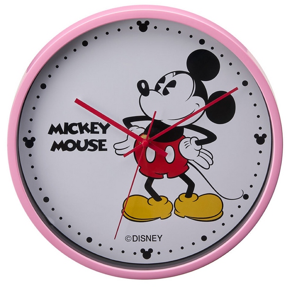 Disney Mickey Mouse 30cm Wall Clock - Pink