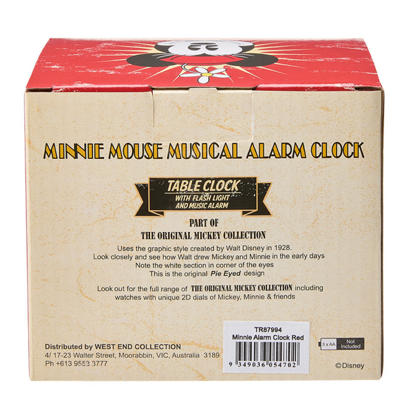 Minnie Mouse Red Alarm Clock