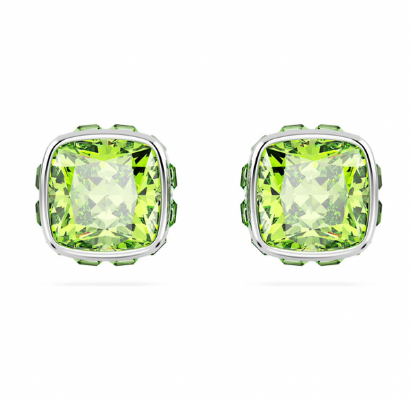 Birthstone: August Green Square - Necklace & Earrings