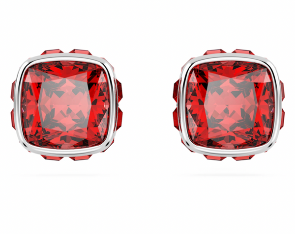 Birthstone: July Red Square - Necklace & Earring