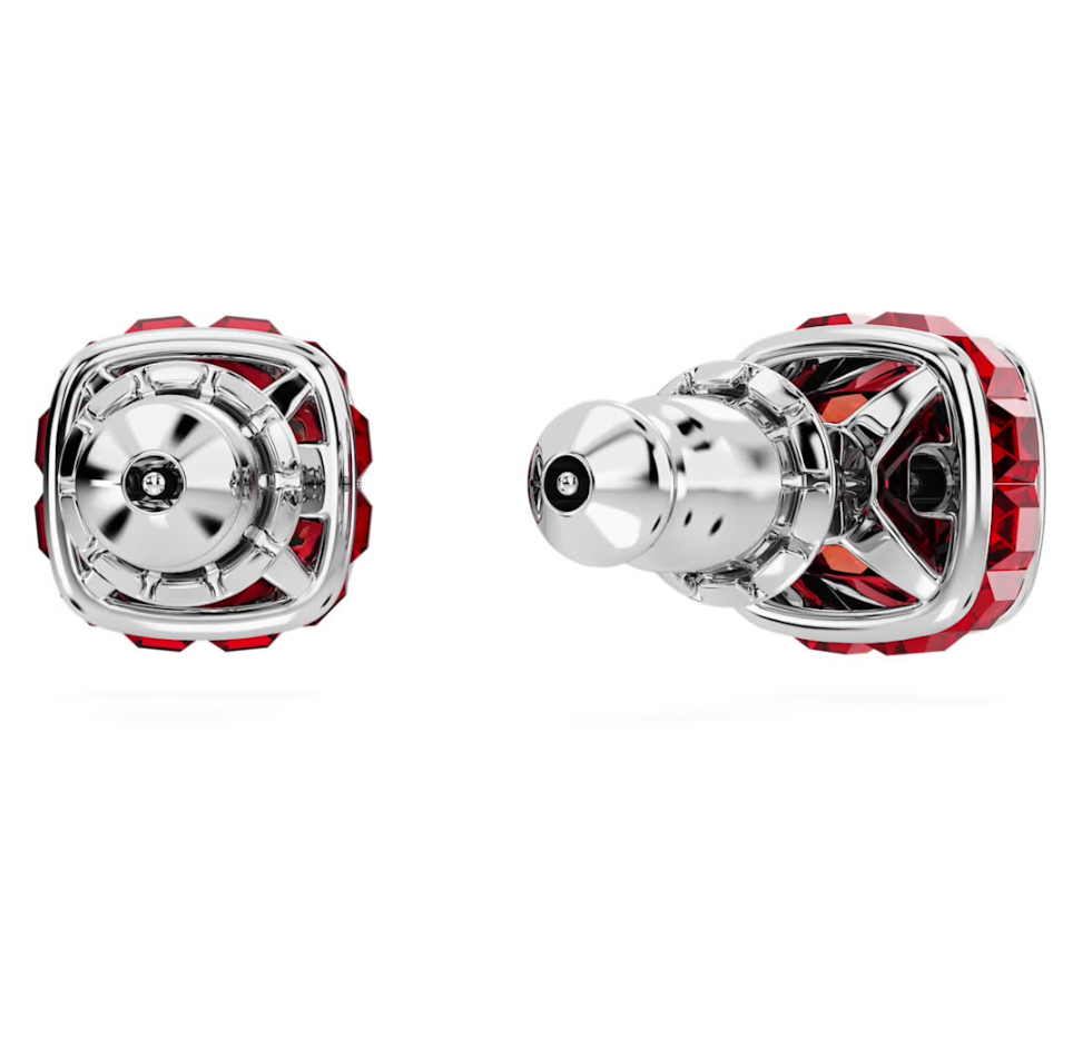 Birthstone: July Red Square - Necklace & Earring