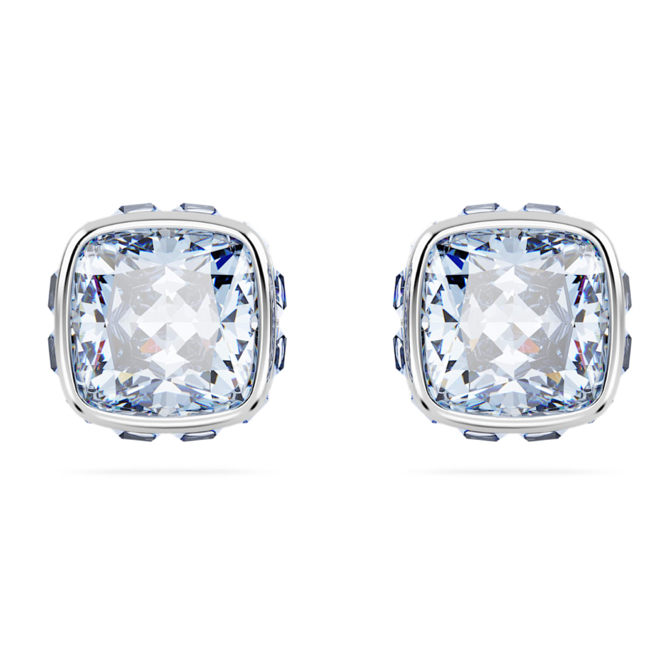 Birthstone: March Blue Square - Necklace & Earring