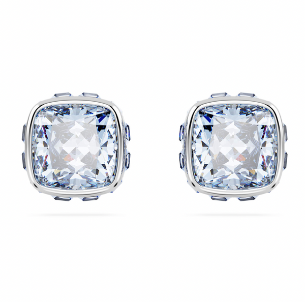 Birthstone: March Blue Square - Necklace & Earring