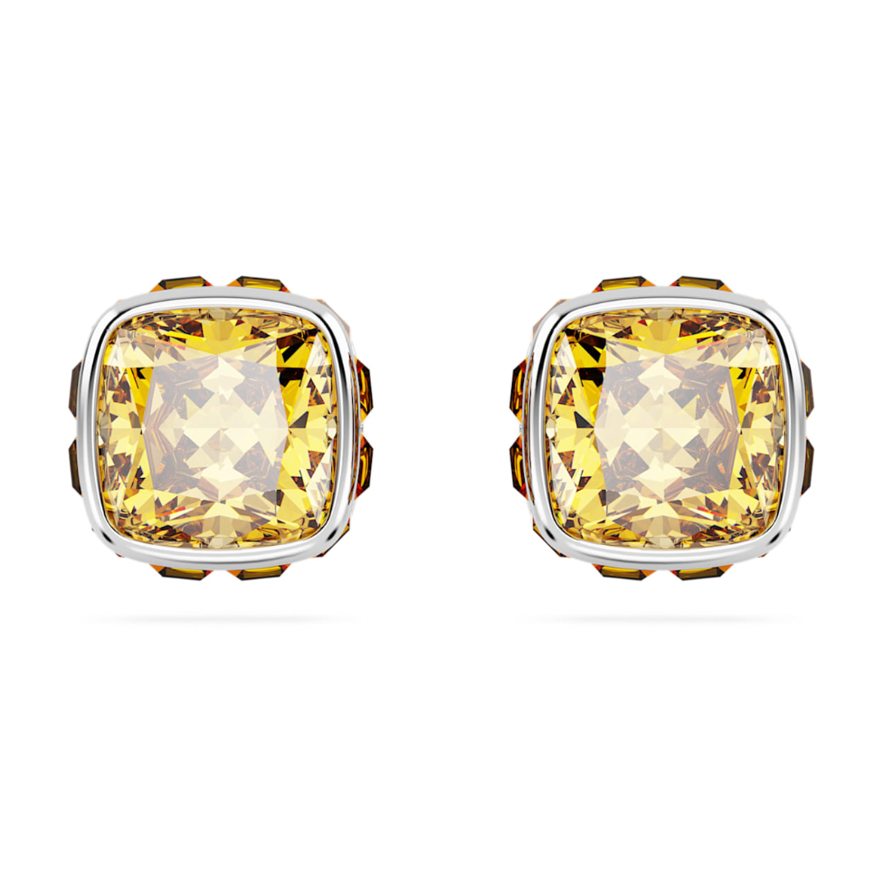 Birthstone: November Yellow Square - Necklace & Earring