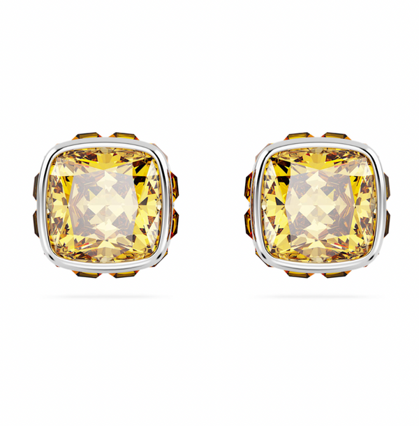 Birthstone: November Yellow Square - Necklace & Earring