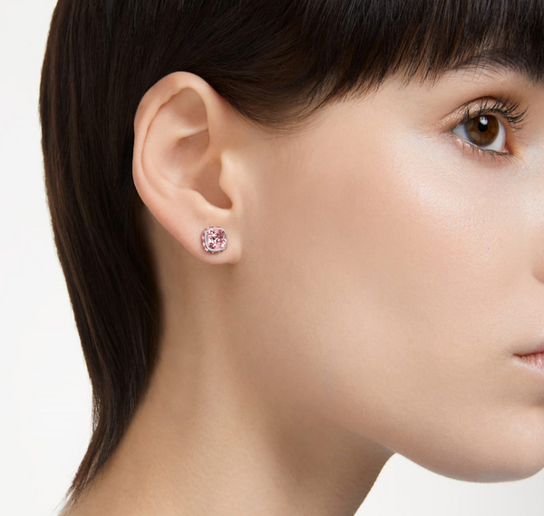 Birthstone: October Pink Square - Necklace & Earring