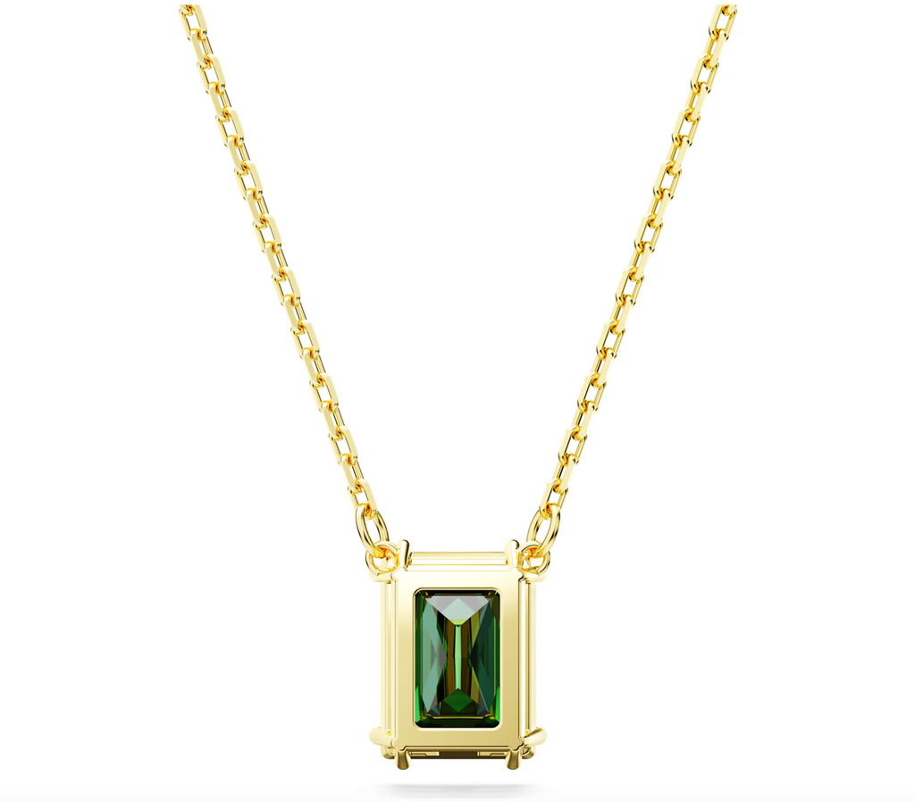 Matrix Green Gold Necklace