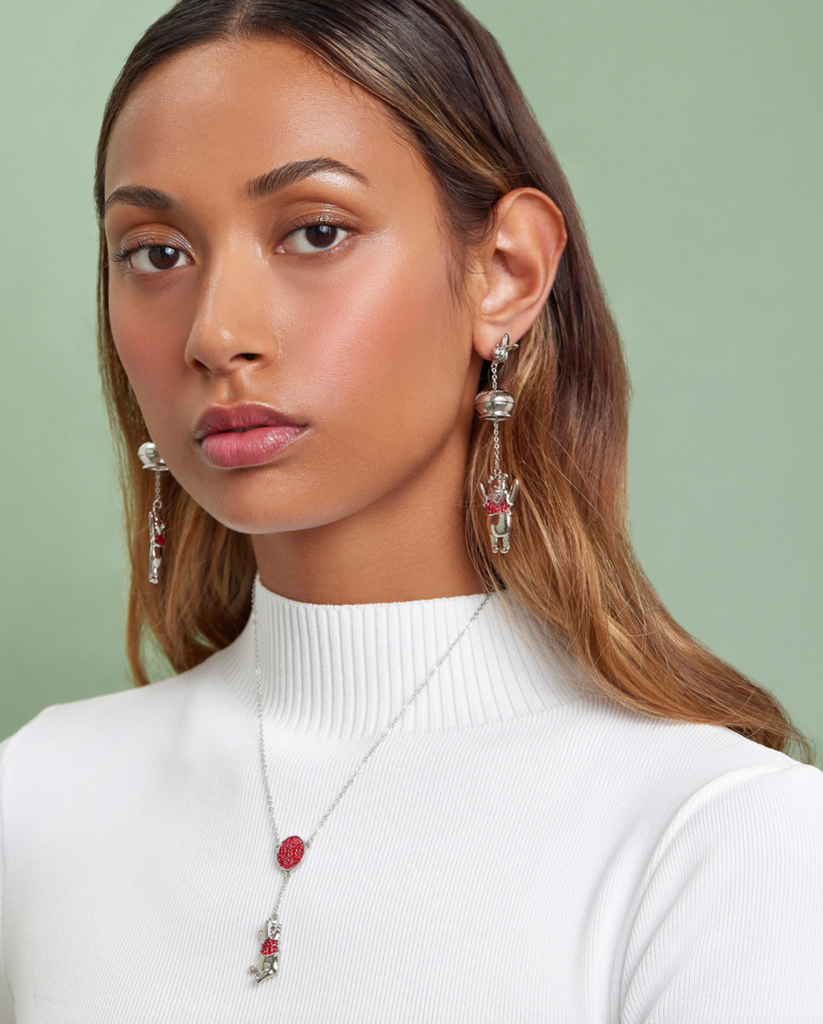 Winnie the Pooh-  Winnie Drops  Necklace & Earrings - 2 colours