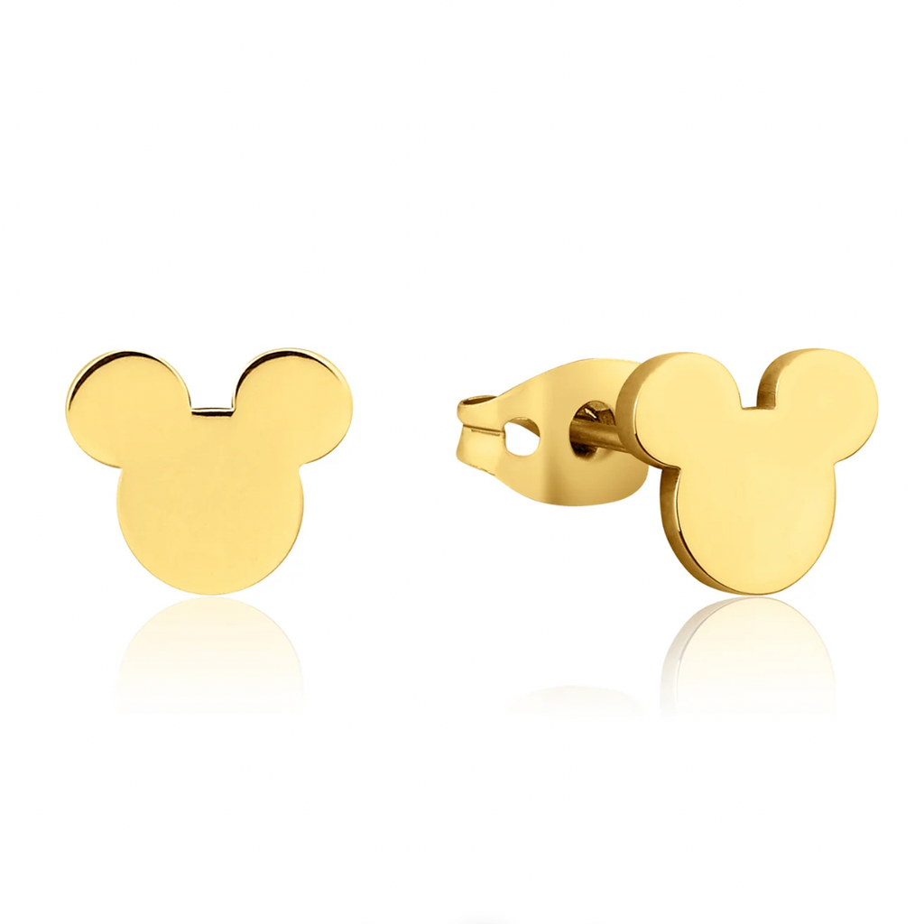 Mickey Mouse Plain Stud Earrings - 2 colours