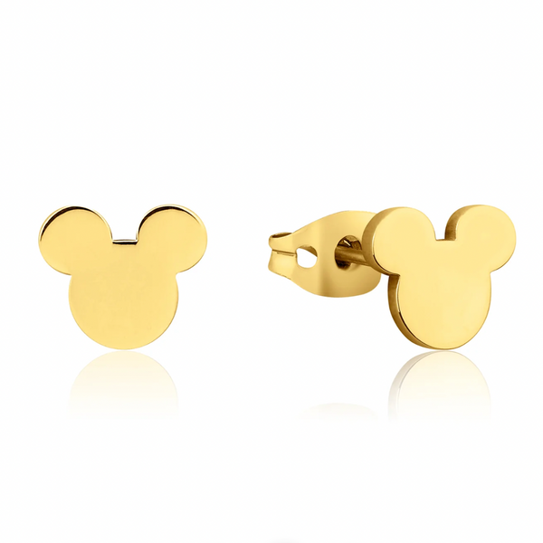 Mickey Mouse Plain Stud Earrings - 2 colours