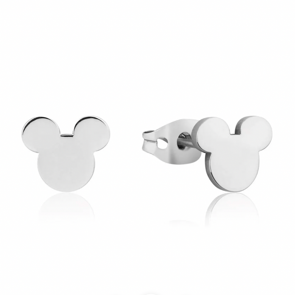 Mickey Mouse Plain Stud Earrings - 2 colours