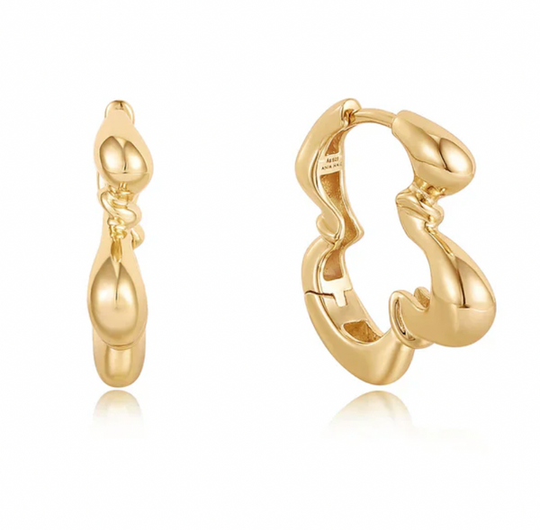 Taking Shape - Twisted Wave Hoop Earring - 2 Colours