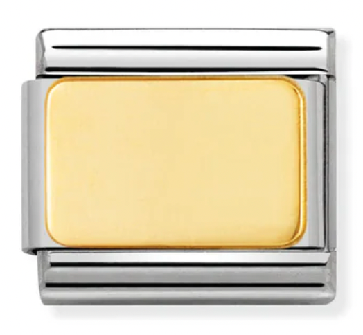 Engravable - Plain Gold Charm