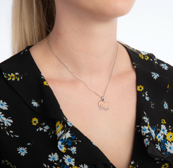 Toy Story - Hamm Silver - Necklace & Stud Earring