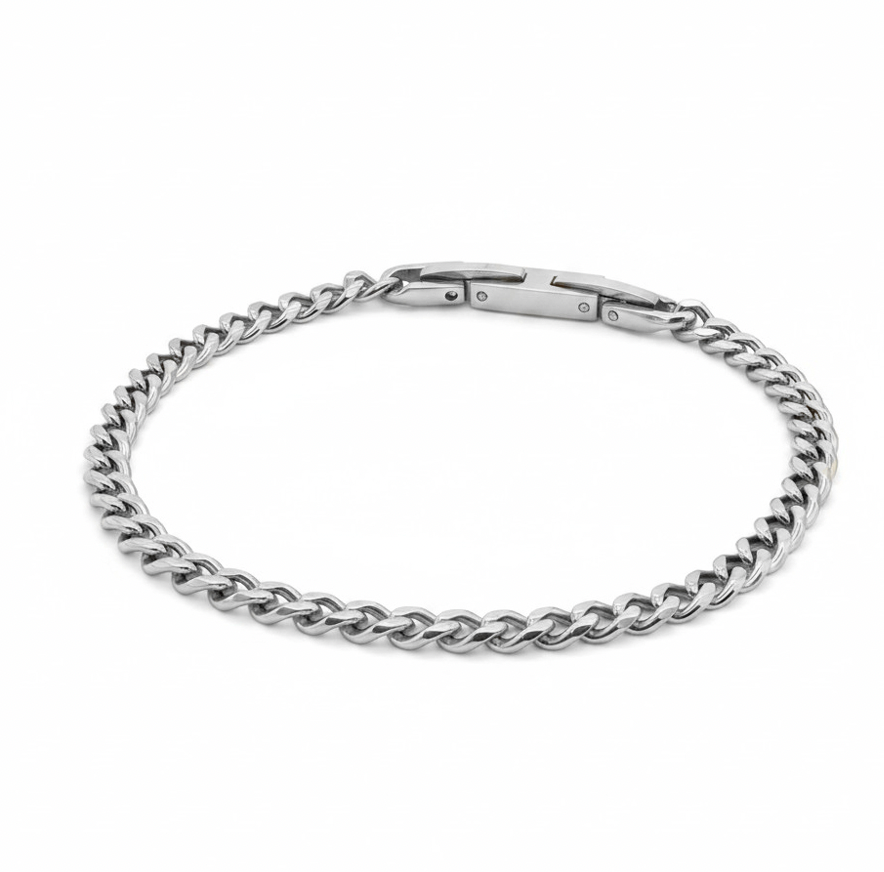 Blaze 4mm Cuban Link Bracelet - 2 Colours