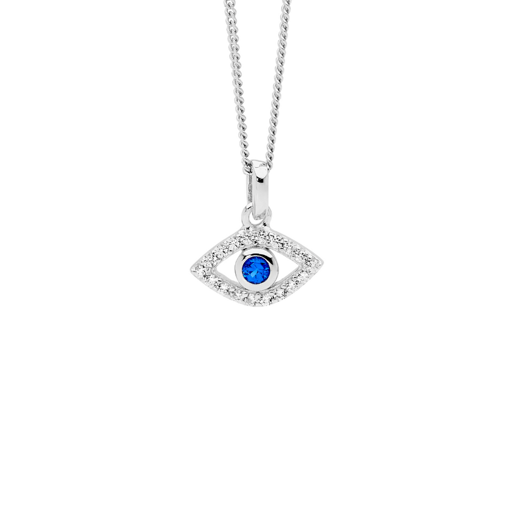 Blue Evil Eye Pendant - 3 colours