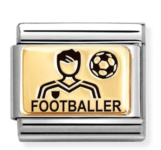 Occupation - Footballer Male in Gold