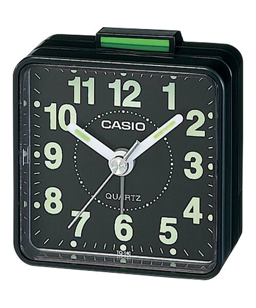 Casio Alarm Clock Beeper Sound with Black Face (NO SNOOZE FUNCTION) - 2 colours