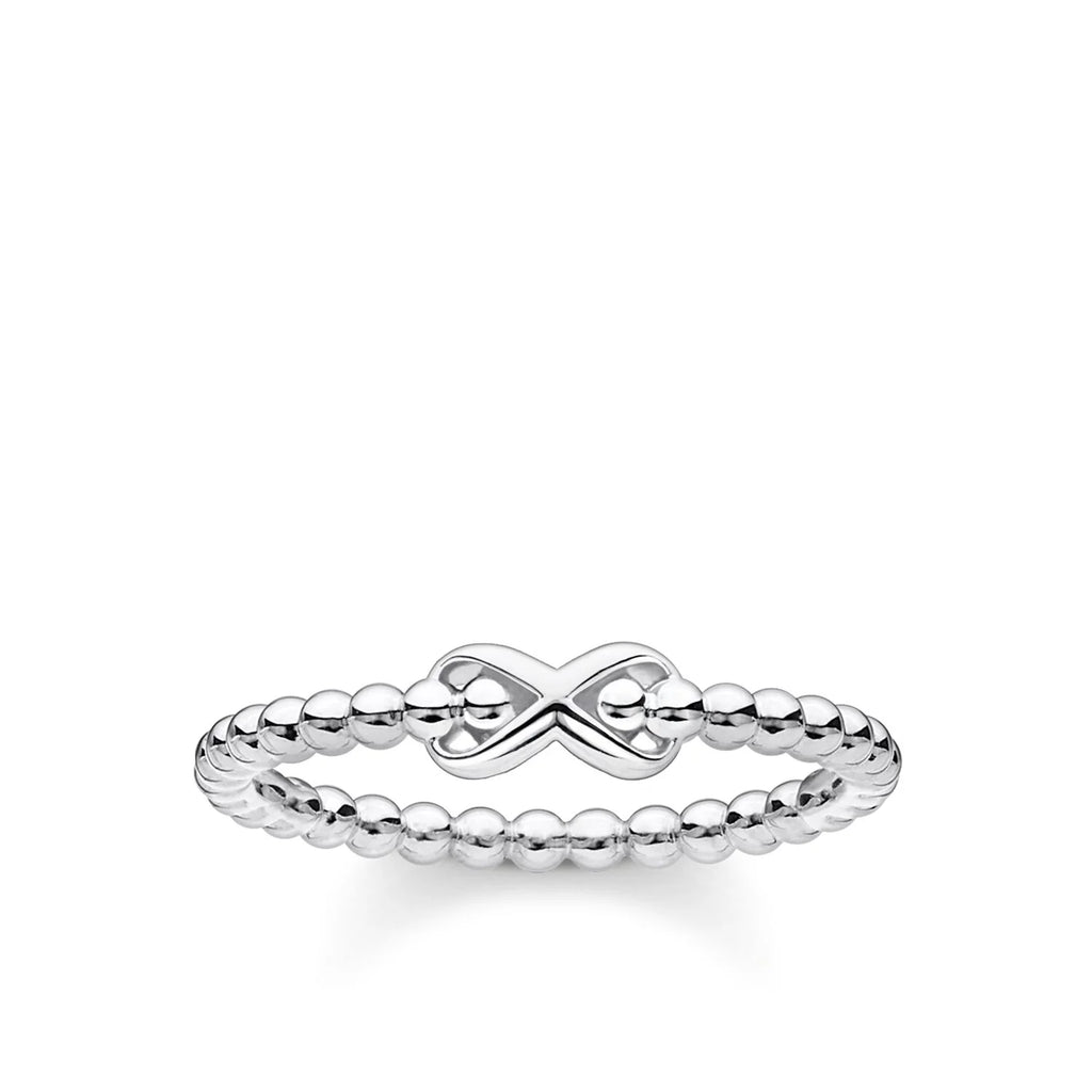 Charming Infinity Bubble Silver Ring