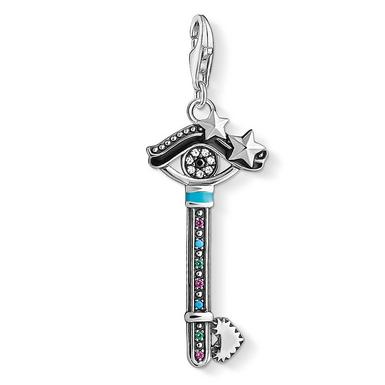 Generation Evil Eye Key Silver Charm