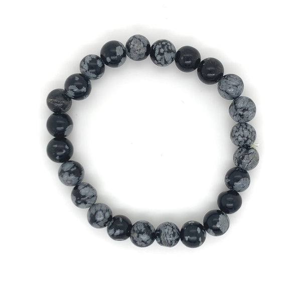 Crystal Bracelet - Labradorite Stone Elastic Bracelet