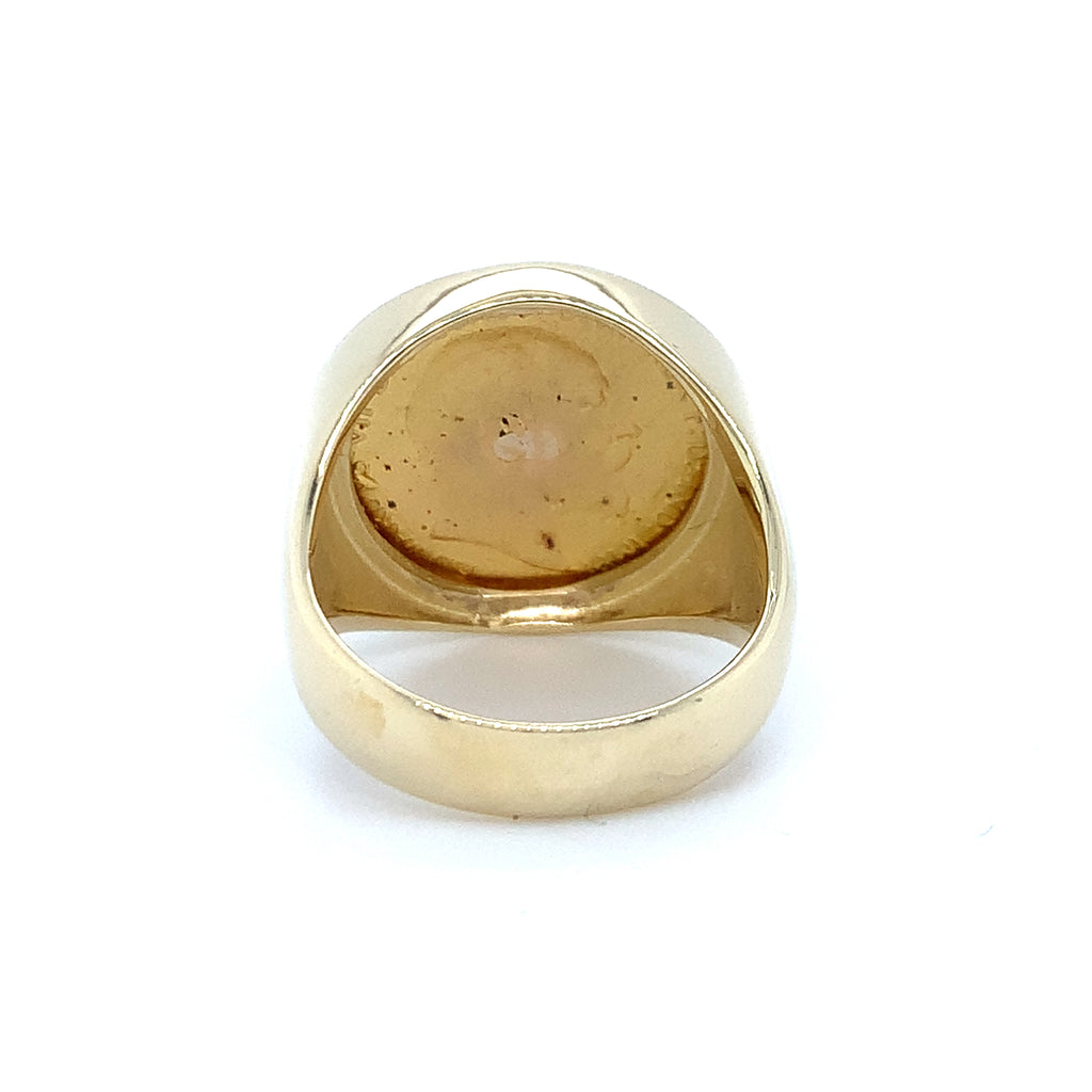 1910 Half Sovereign YellowGold Ring