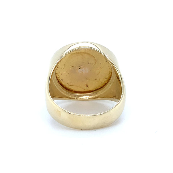 1910 Half Sovereign YellowGold Ring