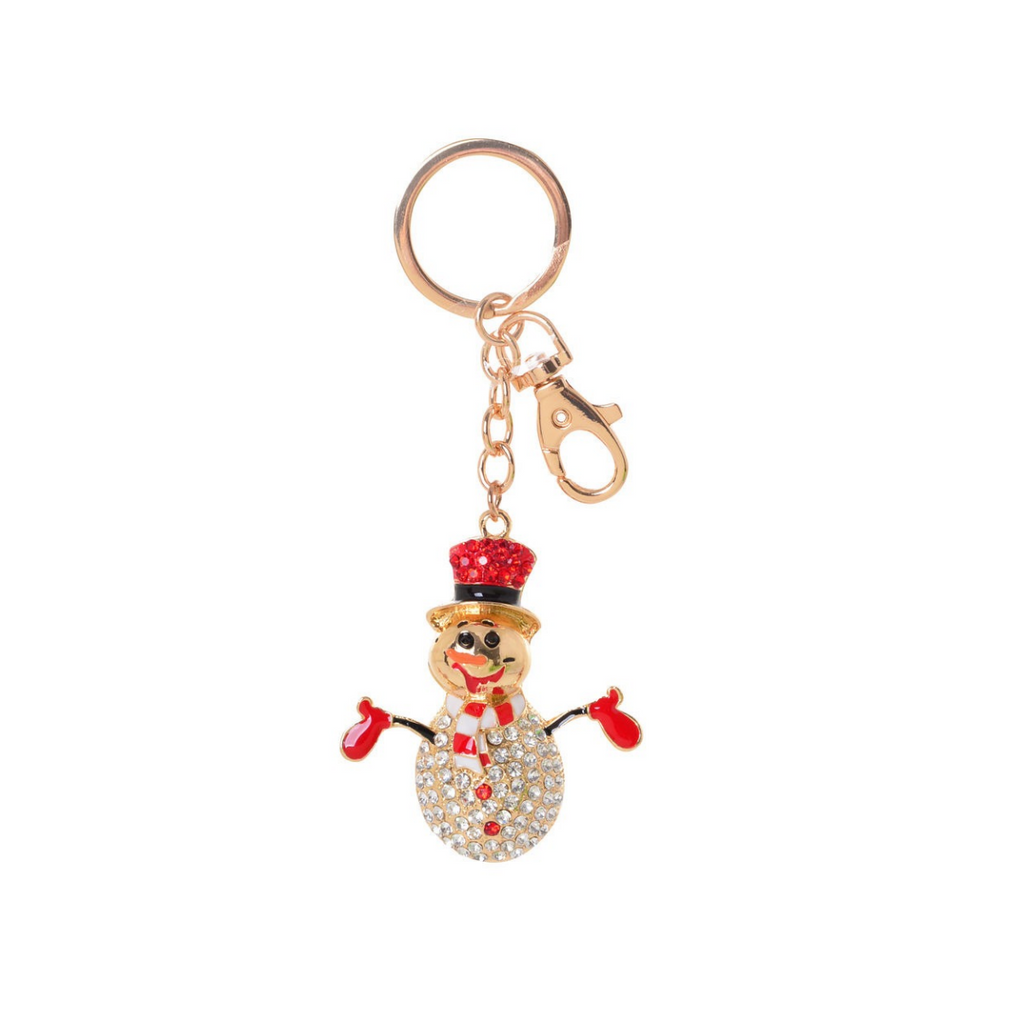 🎄Christmas Accessories - Snowman Bling Keyring