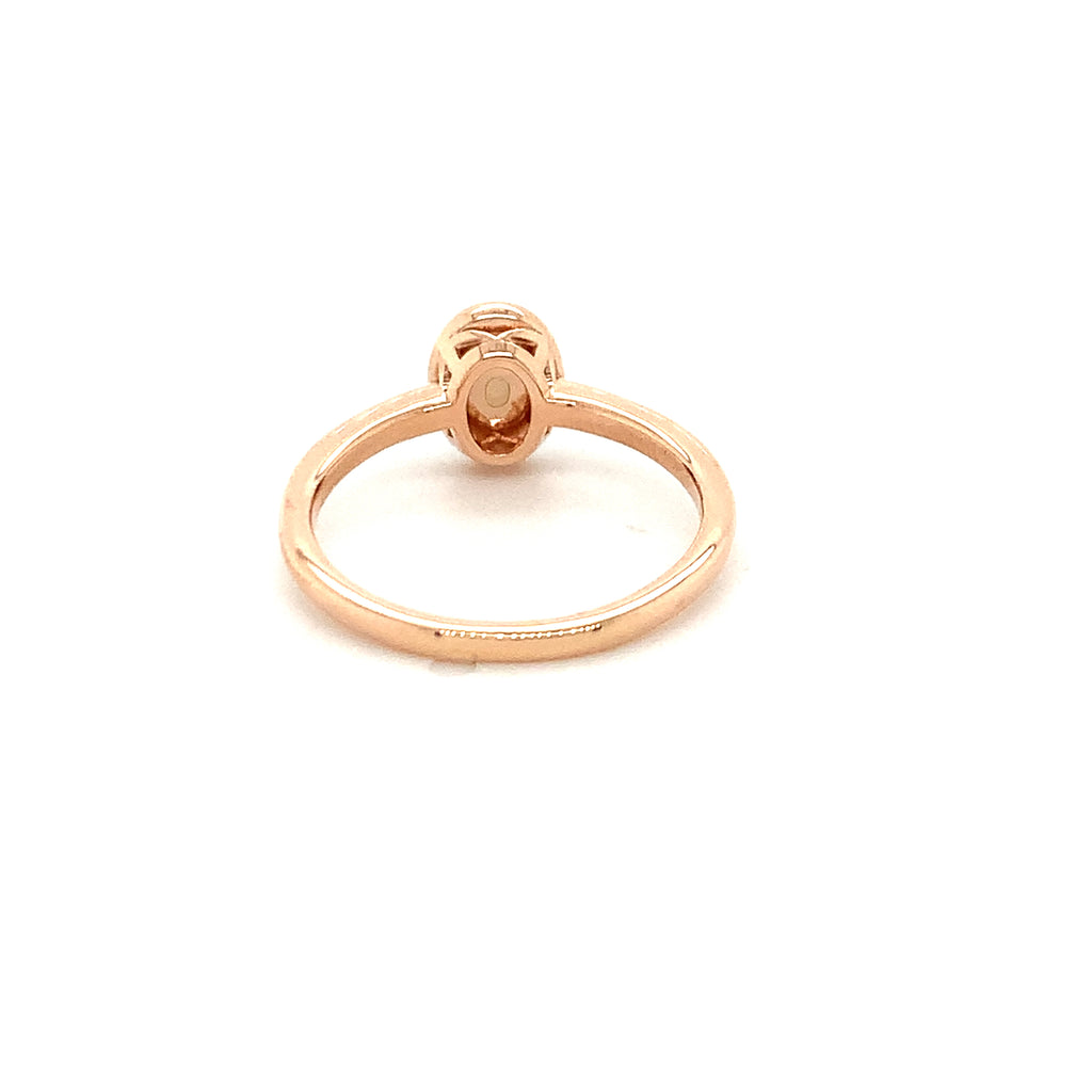 White Opal Ring