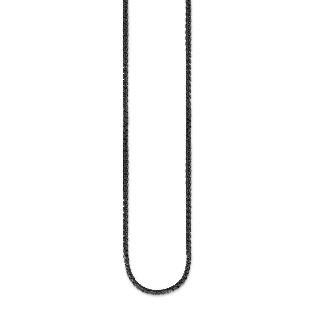 Black Leather Necklace