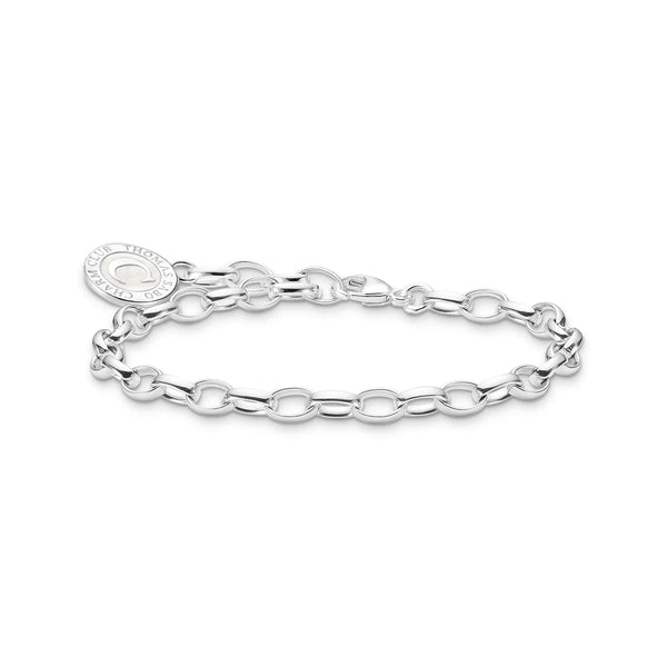 Charmista Silver Medium Belcher Bracelet