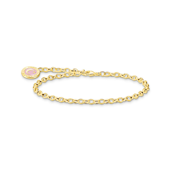 Charmista - Fine Belcher Gold Large Charm Bracelet