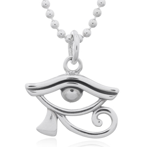 CARA Karma Evil Eye Silver Necklace