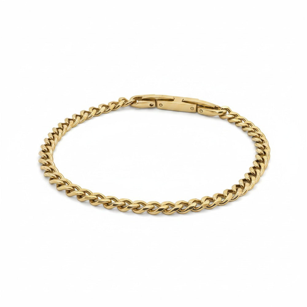 Blaze S/Steel 4mm Cuban Link Bracelet - 2 Colours