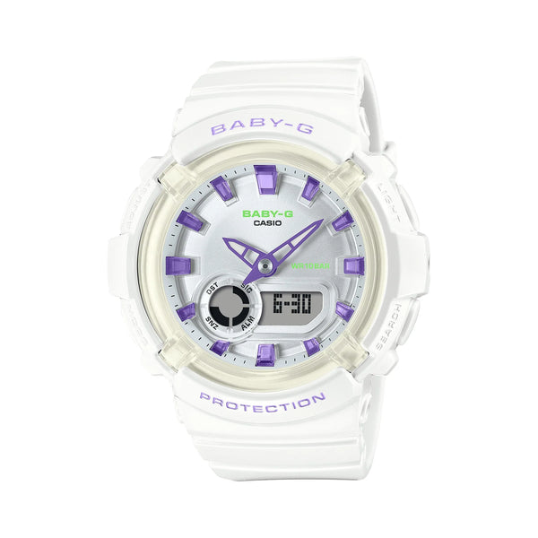 Baby G Duo Dance in Neon (White/Purple) Watch