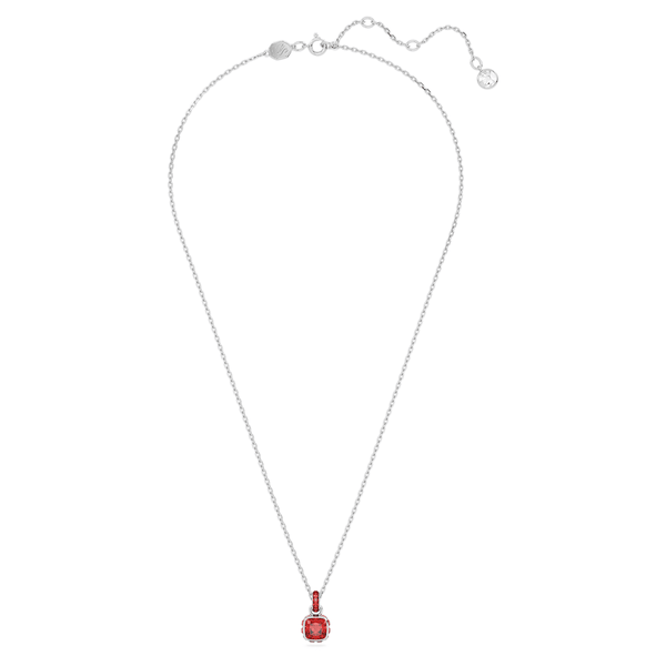 Birthstone: July Red Square - Necklace & Earring
