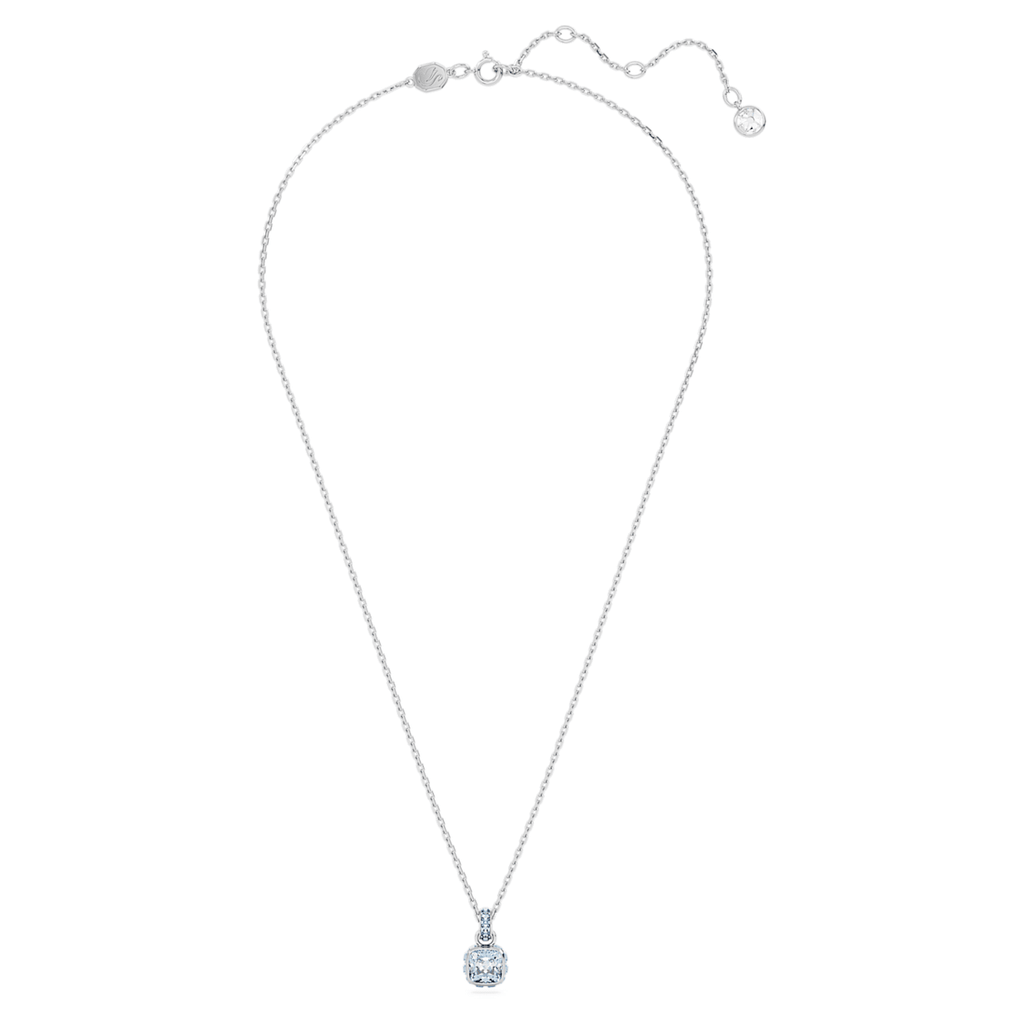 Birthstone: March Blue Square - Necklace & Earring