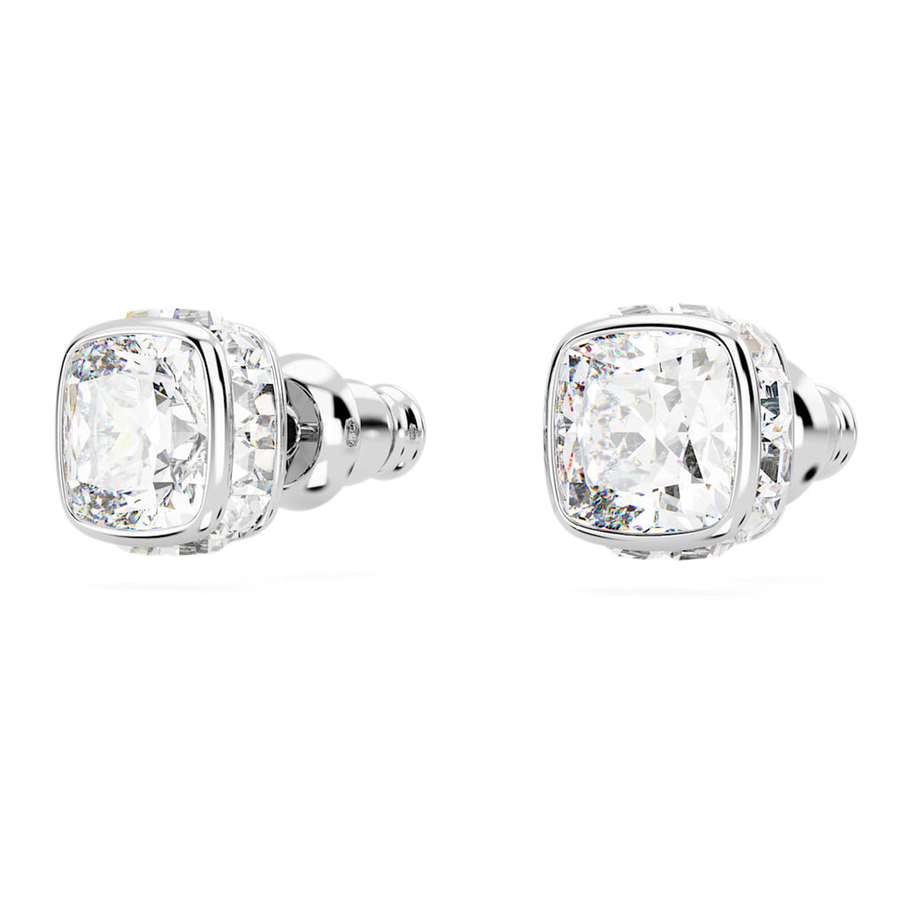 Birthstone April White Square - Necklace & Earrings