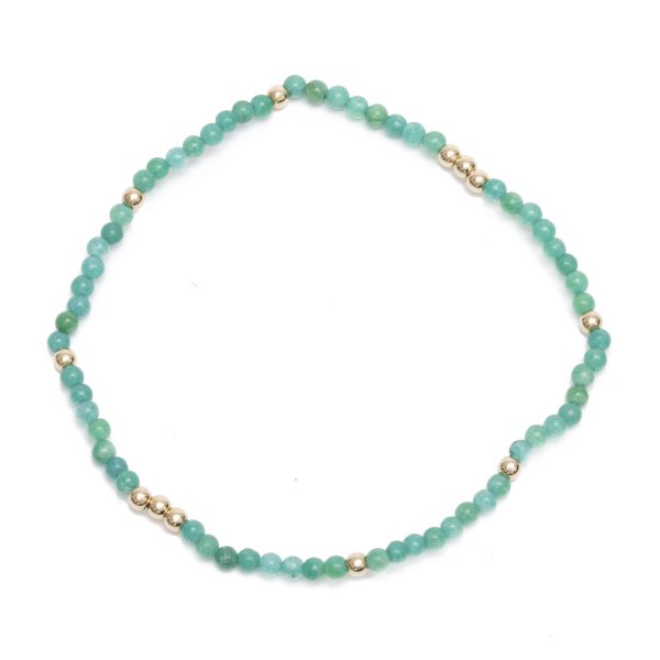 Elastic Bracelet - Green Jade