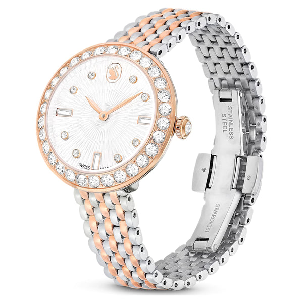 Certa Rose Gold and Silver Watch