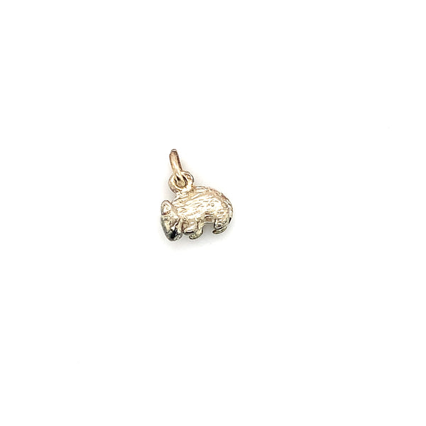 Wombat Silver Pendant