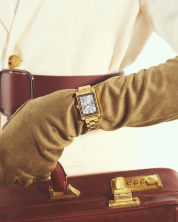 Casio Analogue Gold Plated Stainless Steel Band Watch