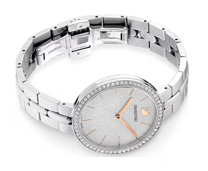 Cosmopolitan Swiss Made Silver Tone Watch